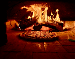 Wood Fired Pizza Oven at Hickory Social House.